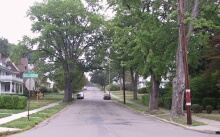 Bennett Avenue looking east from Millard Avenue
